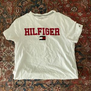 White Tommy Hilfiger shirt